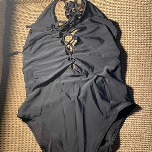 Aerie black one piece